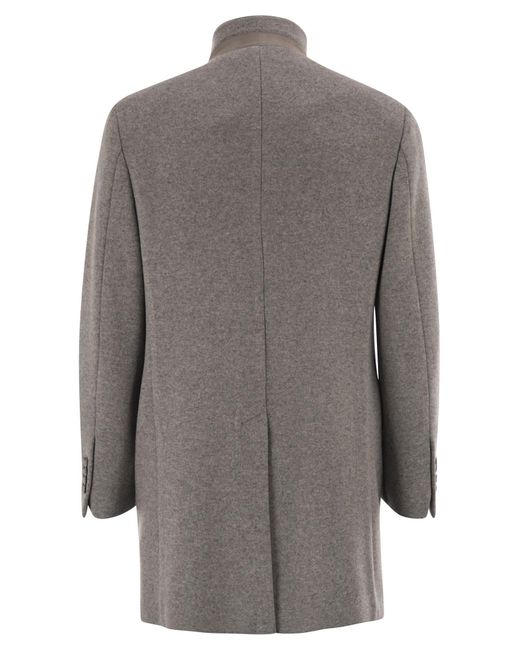 Fay Gray Wool Coat for men