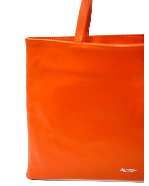 LA ROSE Orange Tote Bag Mango