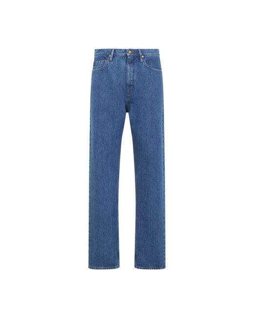 Jil Sander Blue Classic Denim Jeans