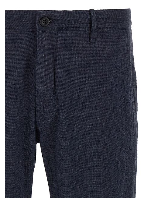 Pantalones de algodón tricochino Incotex de color Blue