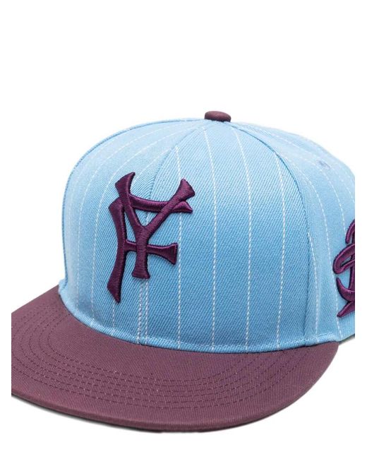PDF Blue Striped Baseball Cap