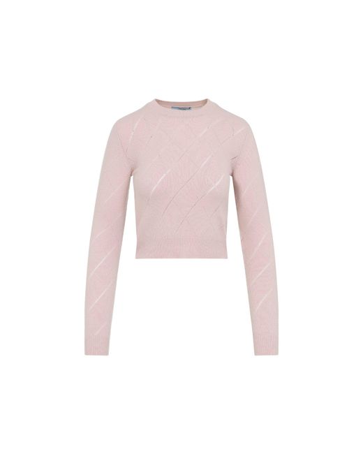 Prada Pink Cashmere Sweater