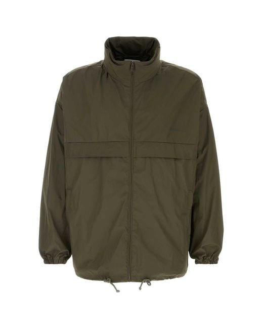 Saint Laurent Green Army Polyester Windbreaker