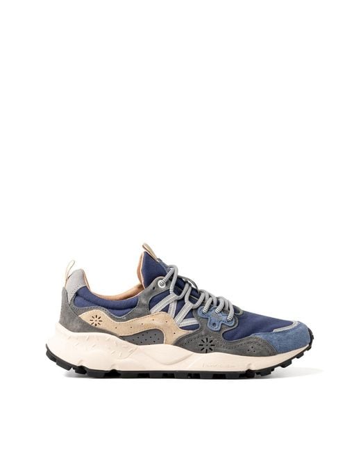Flower Mountain Blue Sneakers Multi Colour