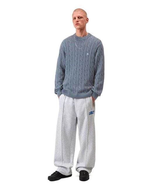 Carhartt Blue Carter Cozy Crewneck Sweater