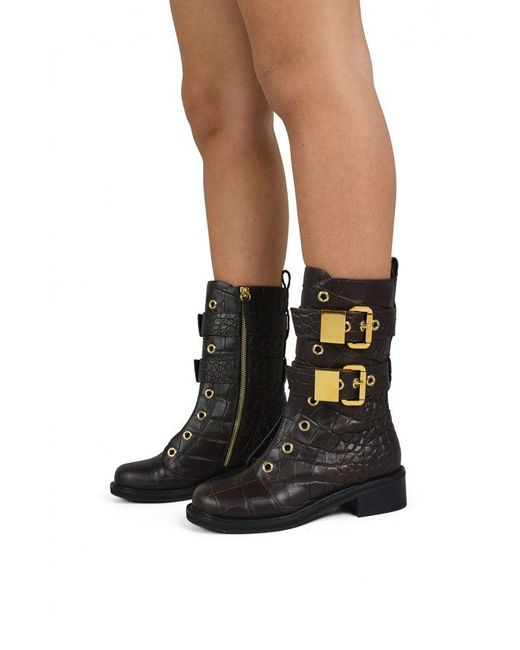 Giuseppe Zanotti Black Leather Boots