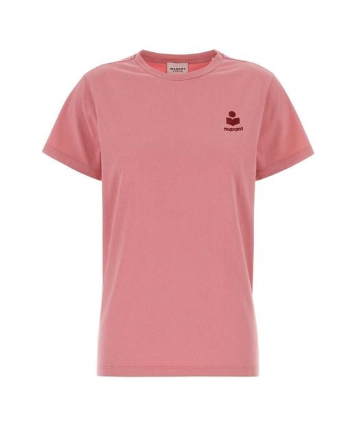Isabel Marant Pink Cotton Aby T-Shirt