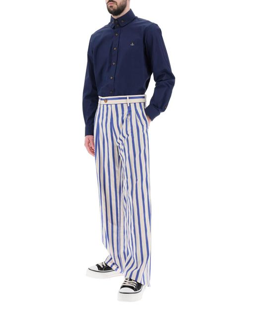 Vivienne Westwood Organic Cotton Raf Bum Hosen in het Blue voor heren