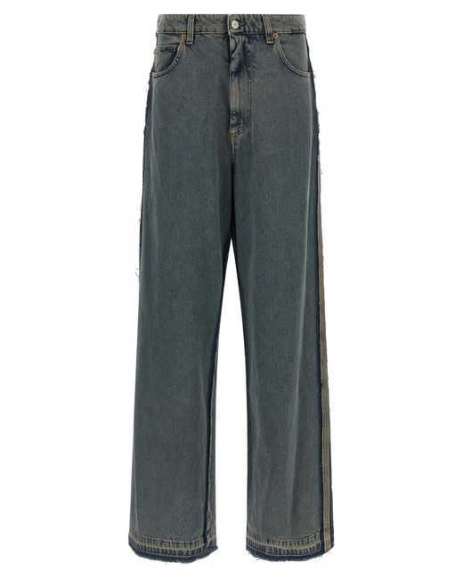 MM6 by Maison Margiela Panel Jeans in het Gray