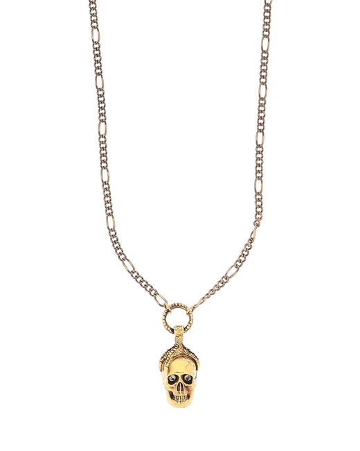 Alexander McQueen White Victorian Skull Necklace for men