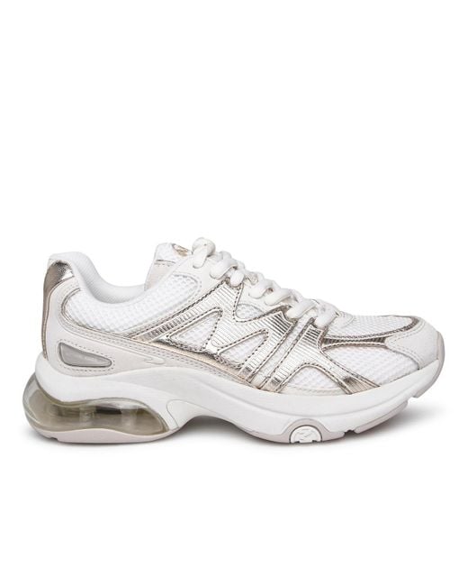 Michael Kors Actieve Sneakers In Witte Stof in het Wit Lyst NL