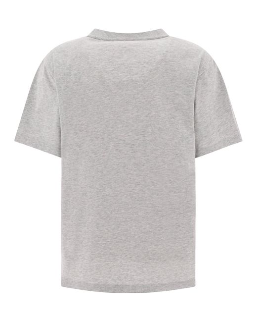 Puff Logo T camiseta Alexander Wang de color Gray