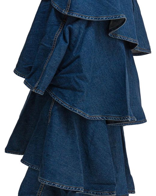 Alaïa Spiraalrok in het Blue