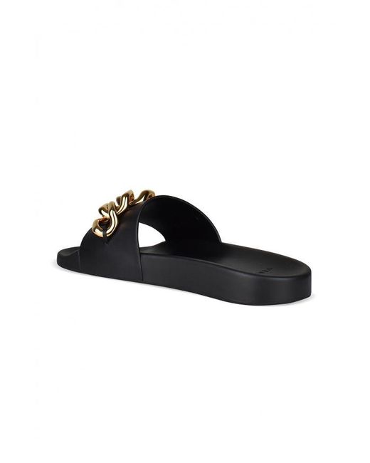 Versace Black Slides