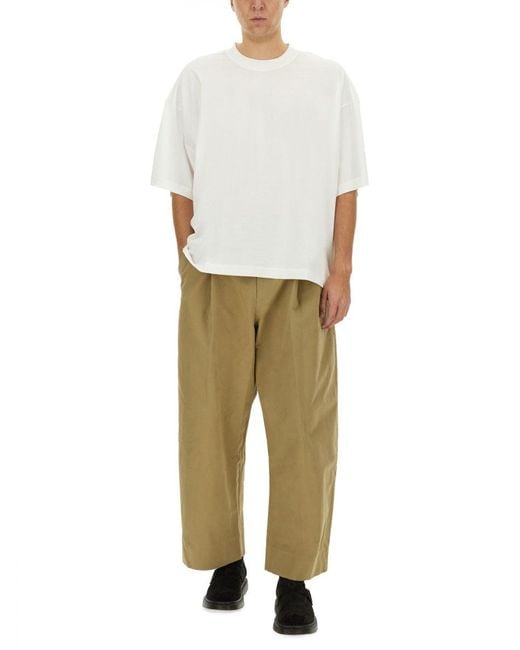 Studio Nicholson White Jersey T Shirt