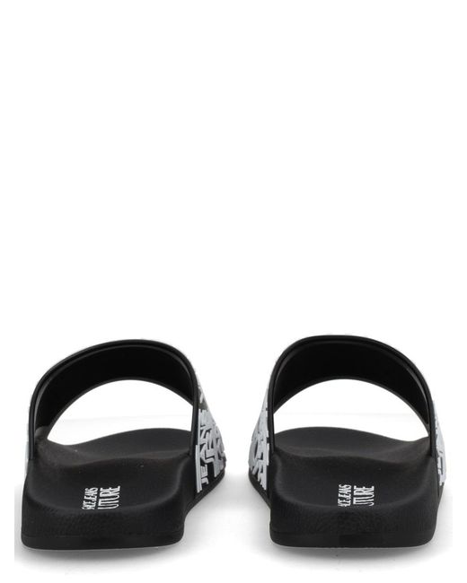 Versace Jeans Couture White Elastane Flats