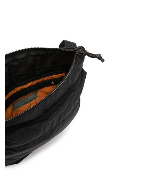 Porter-Yoshida and Co Black Force 2Way Nylon Crossbody Bag for men