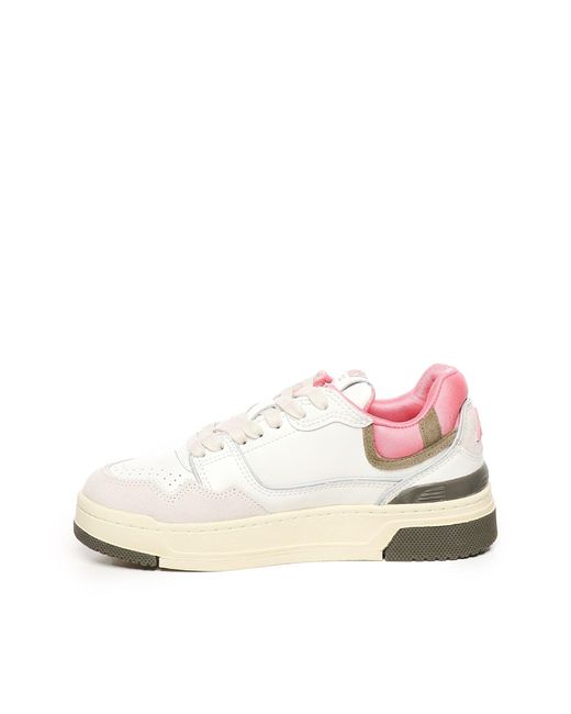 Autry White CLC Low weiße rosa Turnschuhe