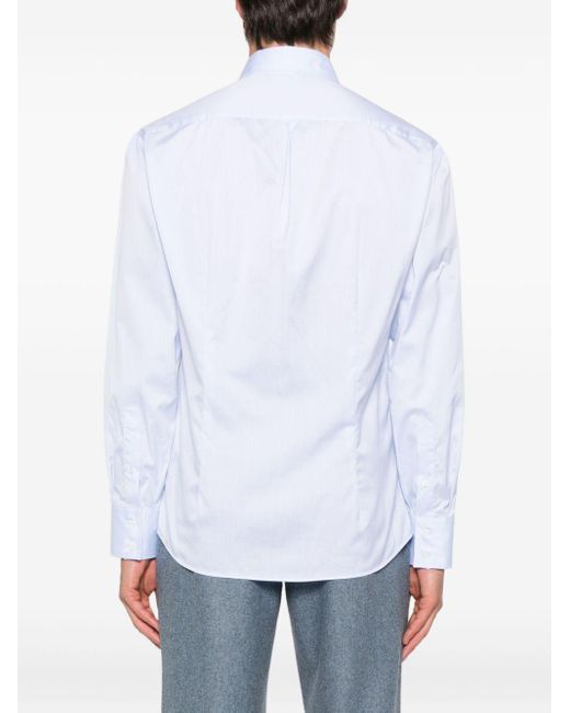 Camisa de algodón de Brunello Cucinelli de color White
