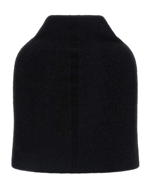 Rick Owens Blue Cowl