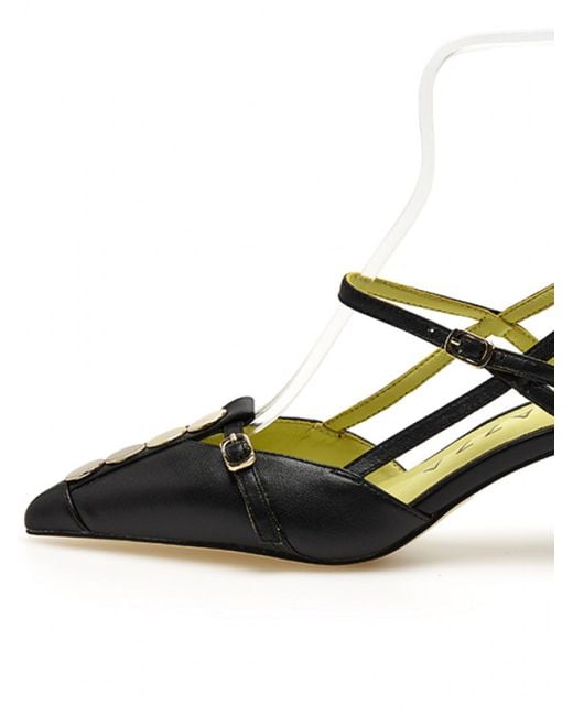 Apepazza Black Apezza Décolleté Slingback Nives