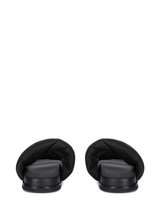 Rick Owens Black Twisted Granola Sandals