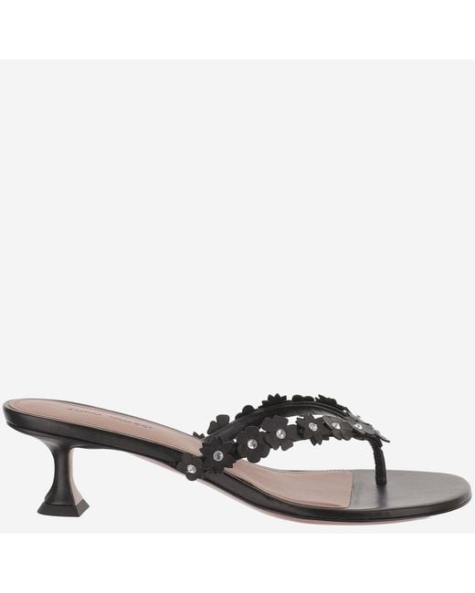 AMINA MUADDI Brown Sandals Janis Leather