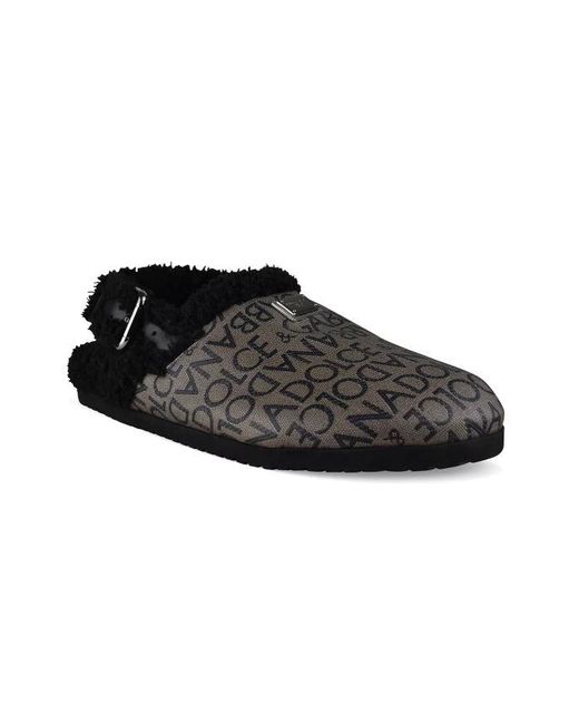 Dolce & Gabbana Black Dolce&Gabbana Mules