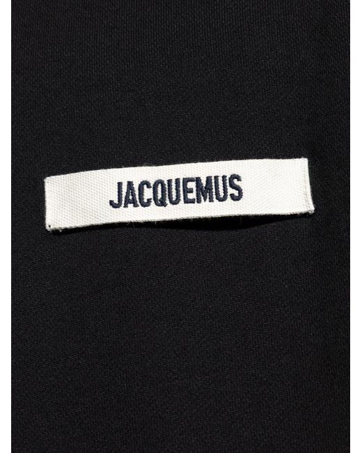 Jacquemus Blue Gros Grain Hoodie for men