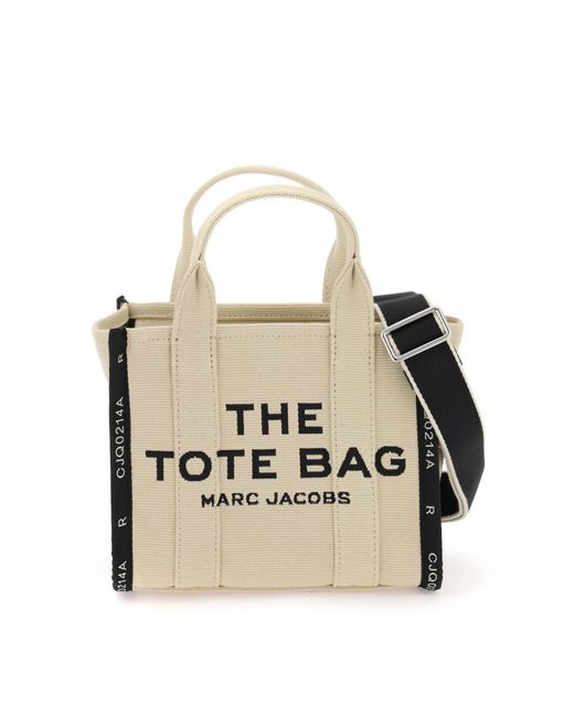 Borsa The Jacquard Small Bag di Marc Jacobs in Natural