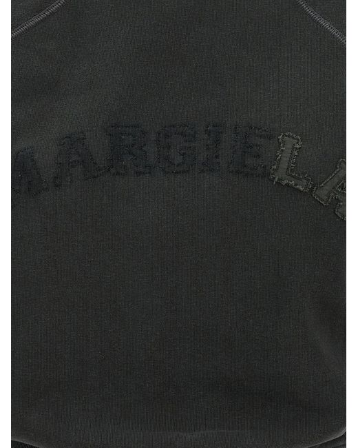 Maison Margiela Black Décortiqué Logo Sweatshirt