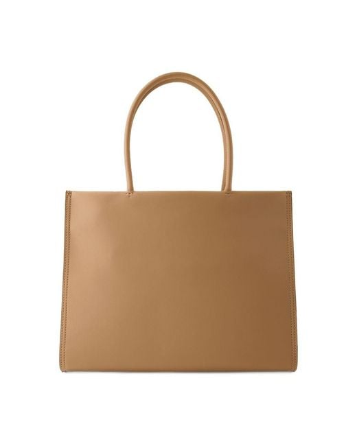 Tory Burch Brown Kleiner Ella Shopper Bag Synthetic Light Sand