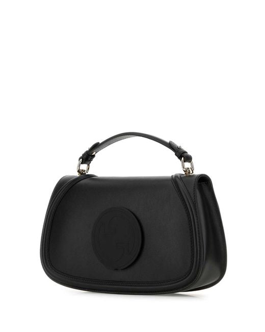 Gucci Black Leather Blondie Handbag