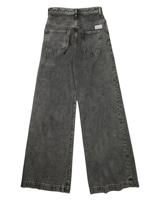 Nine:inthe:morning Gray Wide-Leg Jeans