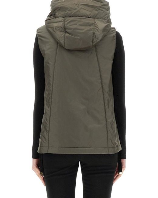 Max Mara Gray Waterproof Vest Greengo