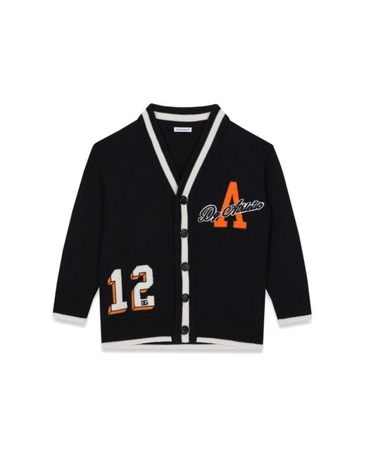 Dolce & Gabbana Black Back To School Cardigan