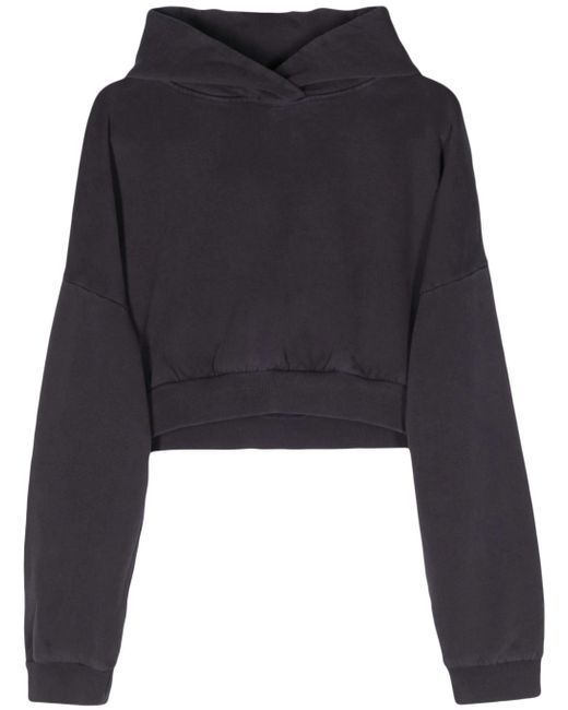 Encre de capuche lourde recadrée Entire studios en coloris Black