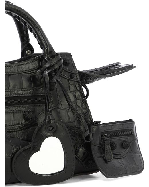 Balenciaga Black "Neo Cagole Xs" Handbag