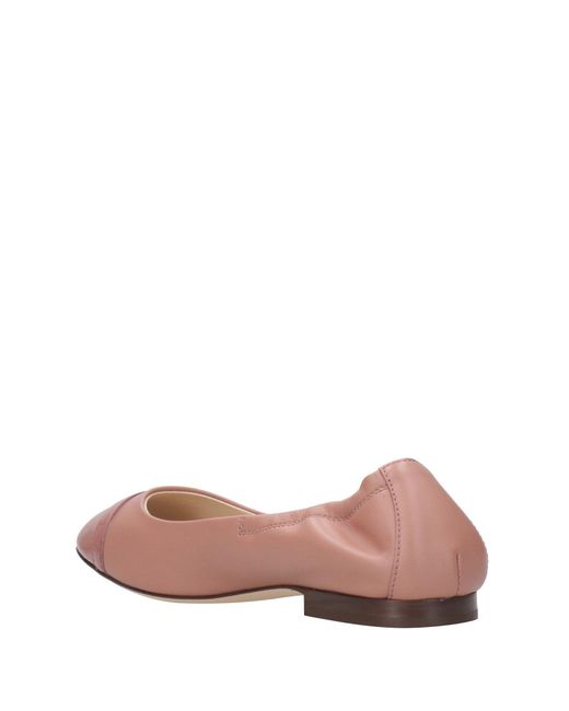 Tod's Pink Flat Shoes