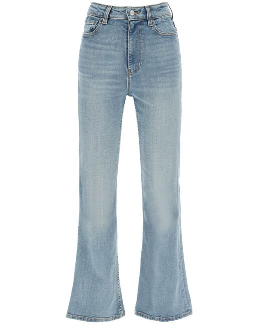 Jeans Bootcut Ganni de color Blue