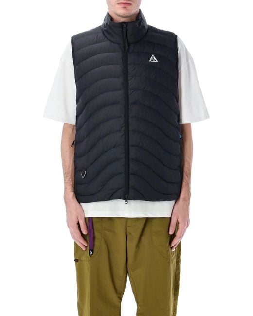 Nike Blue Acg Lava Flow Puffer Vest
