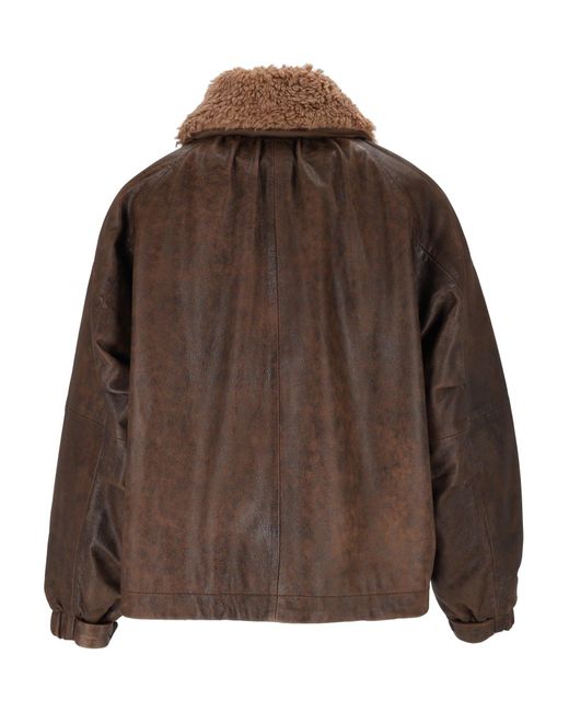 Bully Brown Leather Jacket