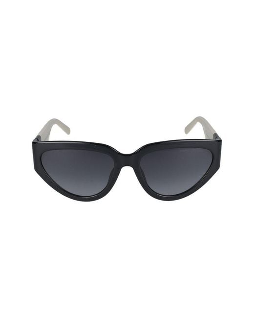 Marc Jacobs Zonnebrillen Marc 645/s 80 S Zwart Wit /17/135 in het Black voor heren