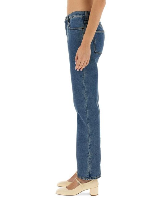 Burberry Blue Straight Fit Jeans
