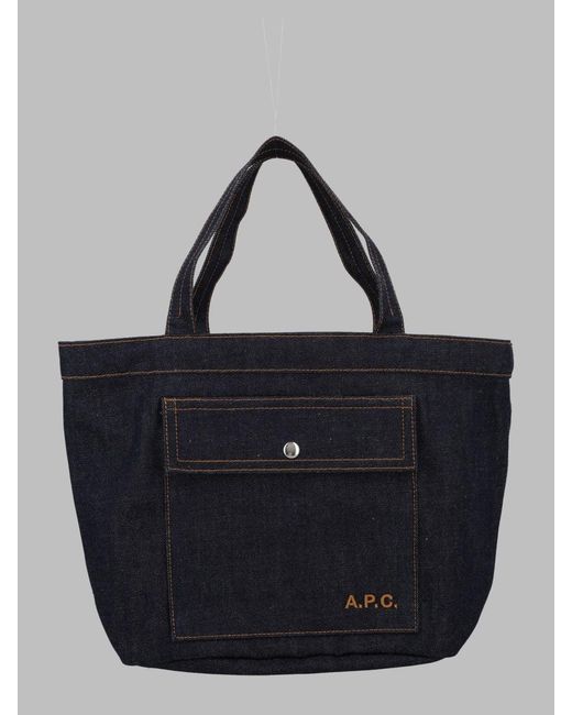 A.P.C. Blue A. P.C. Stylish Mini Handbag For