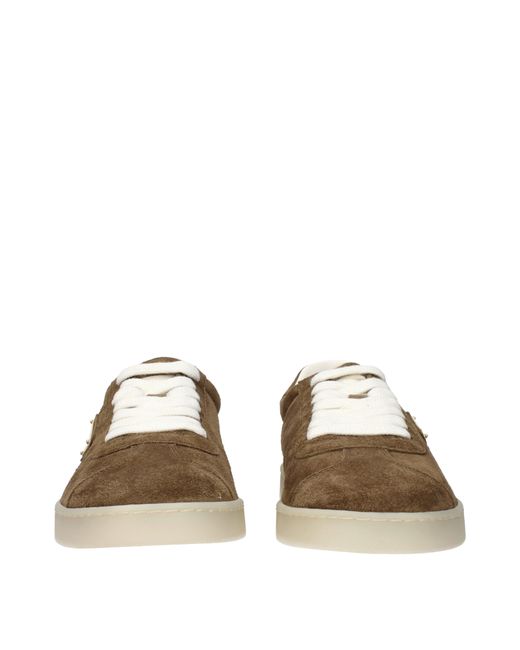 Prada Brown Suede Sneakers/Cigar for men