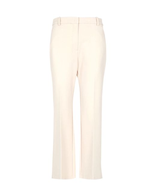 Kaos Broek Crème in het White