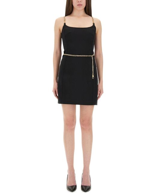 Michael Di Michael Kors Bustier Minidress Con Cintura di MICHAEL Michael Kors in Black