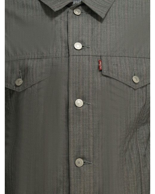 Junya Watanabe "mannen"s Levi's Type 2" Overshirtjack in het Green