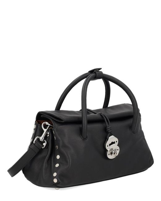 Zanellato Black Medium "Learned" Bag